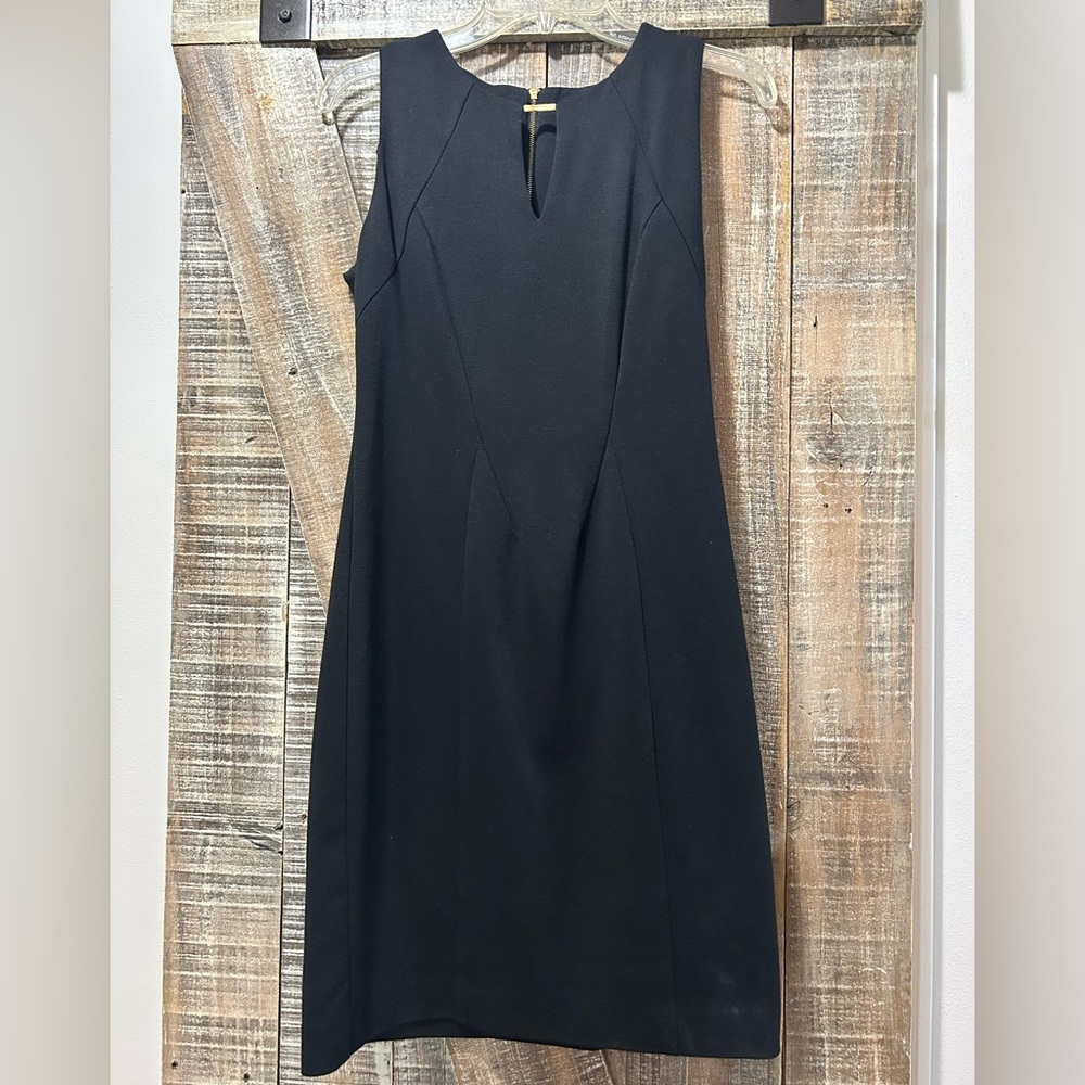 Calvin Klein Black Sleeveless Sheath Dress